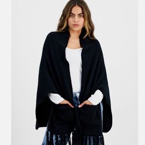 NEW Women’s On 34th Whipstitch Edge Knit Topper Wrap